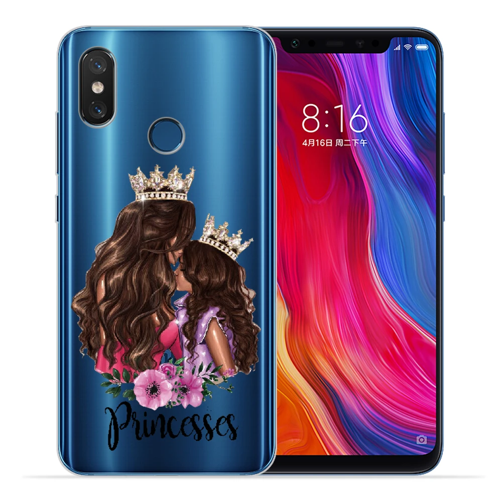 Новинка, сексуальные, для мамы и дочки Детские чехол для Xiaomi 5X6X8 A2 Lite Redmi 4X 4A 5A 5 Plus Note 7 4X 5A 5 6 iPad Pro 6 6A 6Pro Чехлы для телефона