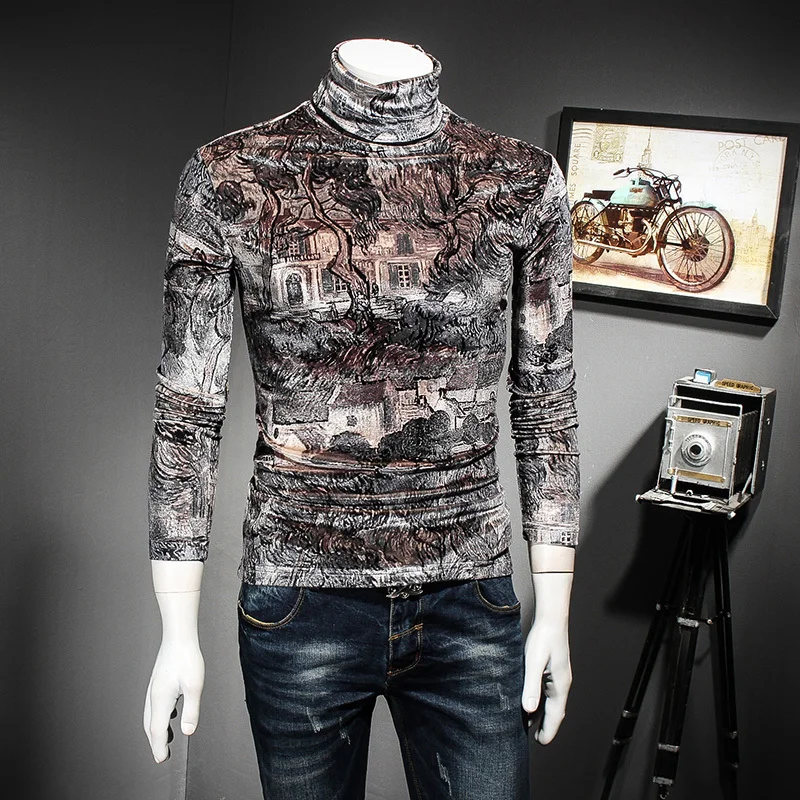 Роскошная бархатная облегающая Дизайнерская футболка с принтом Homme Playeras De Hombre, большие размеры 5xl, Клубная одежда, винтажная Королевская Футболка для мужчин