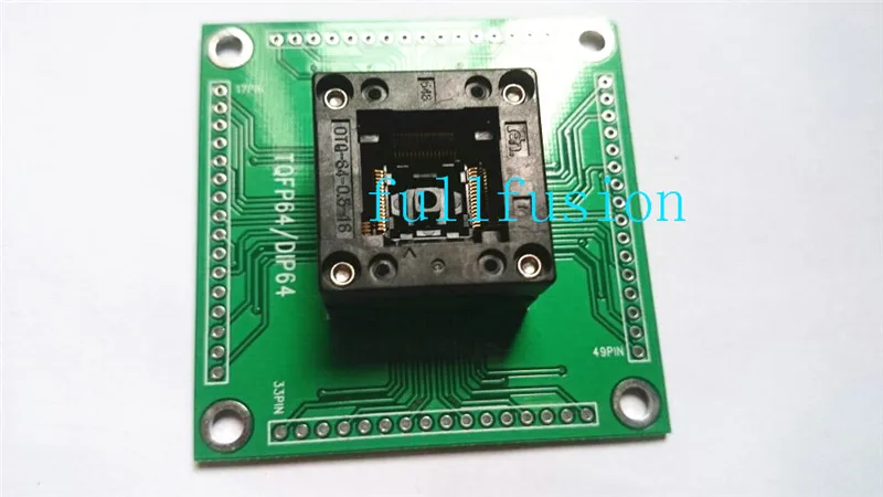 USB-адаптер для программирования USB-тестовый разъем LQFP64 сгорание в розетке |