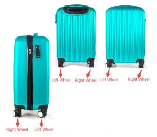 High Quality Suitcase Replacement Luggage Mute Repair Parts Wheels Spinner Universal Wheel W055 | Багаж и сумки