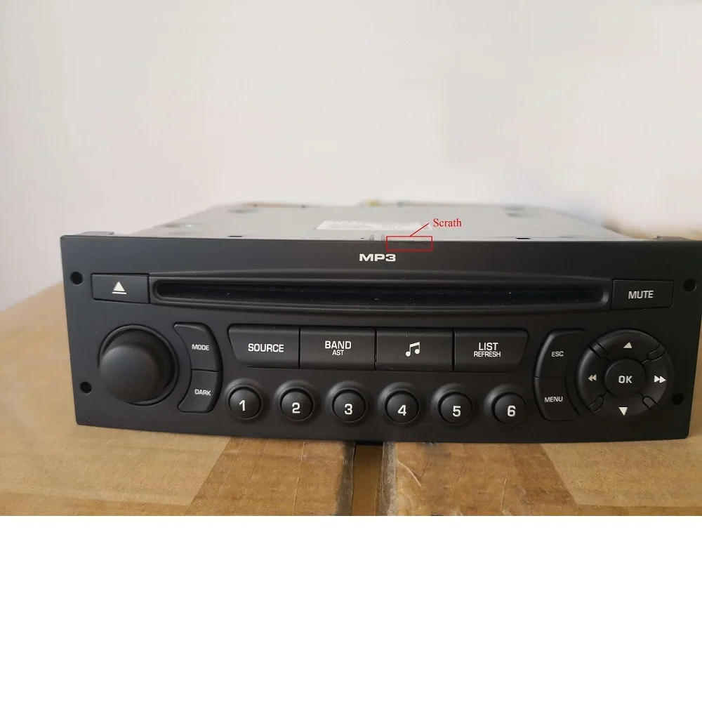 Автомагнитола RD45 1DIN автомобильный CD плеер USB Bluetooth MP3 подходит для 207 206 307 C3 C4