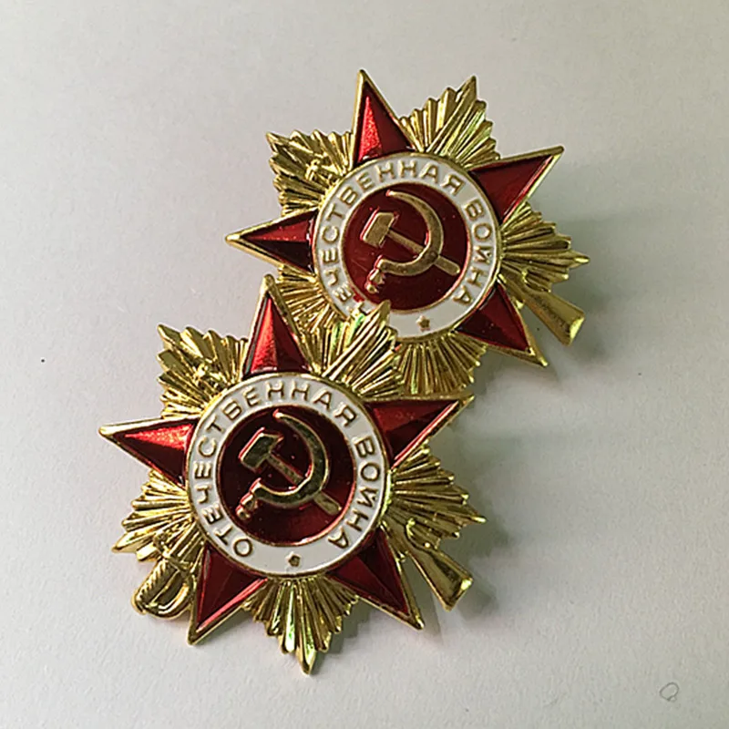 4 шт. значок советской пятизвездочной Второй мировой войны эмблема на воротник
