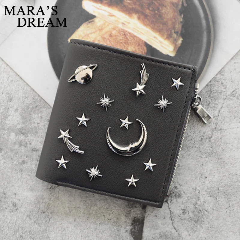Кошелек Mara's Dream Женский на молнии из искусственной кожи с заклепками|Женские