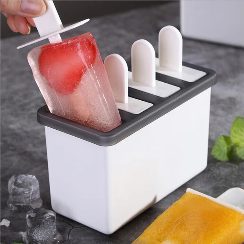 

Домашние формочки для мороженого, 4 ячейки
