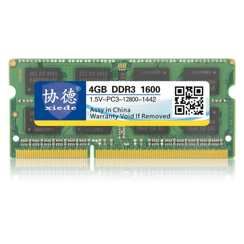 XieDe ноутбук с оперативной памятью в Тетрадь Sodimm Memoria модуль DDR1 DDR2 DDR3 1600 МГц 1333 800 400 2 ГБ/4 ГБ/8 ГБ 1 512 Мб DDR на возраст 1, 2, 3
