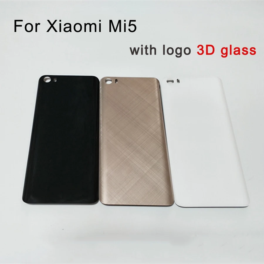 10 шт. Оригинальный Новый 3D стеклянный задний корпус чехол для XIAOMI MI 5 mi5 задняя