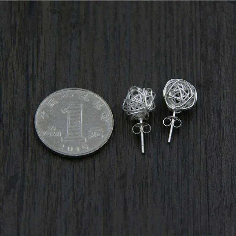 Серьги гвоздики из серебра 925 пробы с шариком|silver studs|sterling silver studssilver stud earrings |