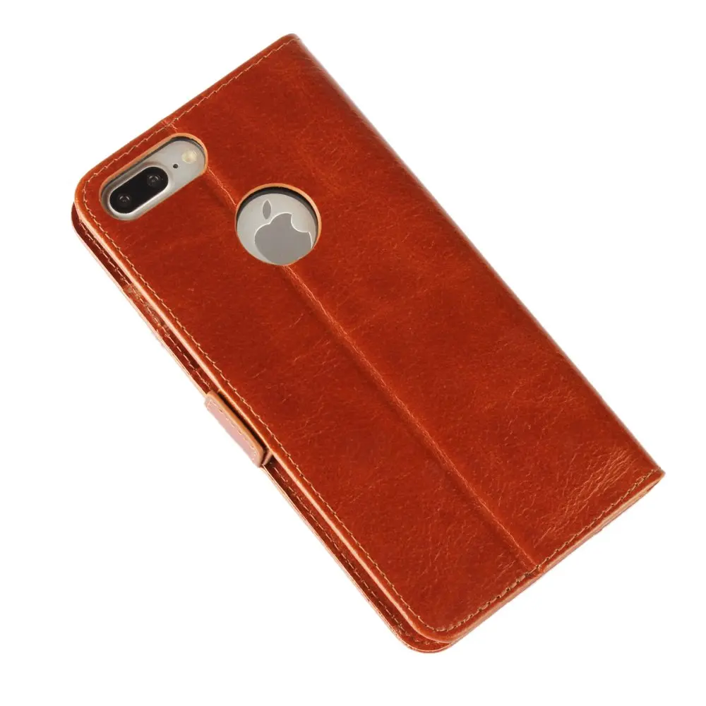 High quality leather wallet for apple iPhone 7 plus case new fashion flip button | Мобильные телефоны и аксессуары