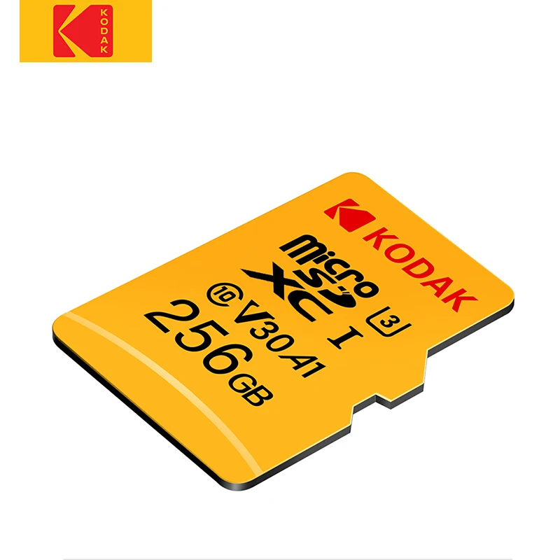 Kodak Micro SD высокоскоростная карта памяти 256 Гб класс 10 U3 4K картао де Мемория флэш-карта памяти 256 ГБ sd карта