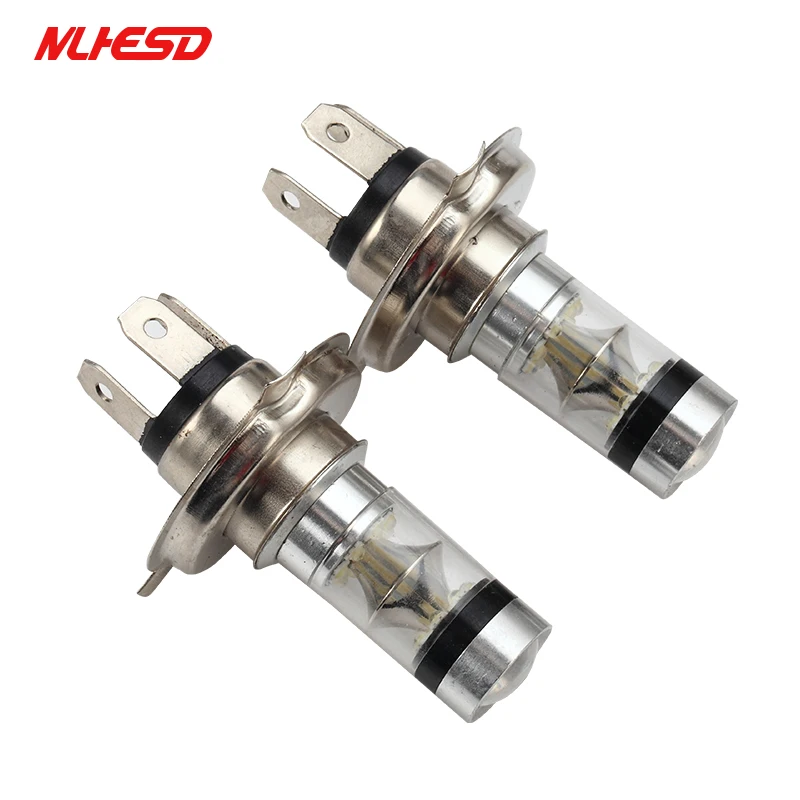 Из 2 предметов 100 W H4 светодиодный лампы 20 SMD автомобилей Противотуманные фары 12 V-24