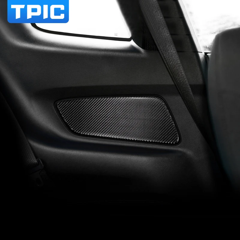 TPIC For Mustang Carbon Fiber 2 шт./лот Автомобильная Дверная панель Наклейка Автомобильные