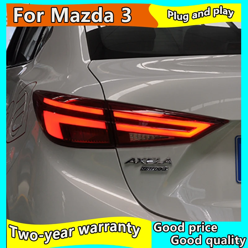 Чехол для автомобильного стайлинга задних фонарей Mazda 3 Mazda3 Axela M3 2014-2019 задние
