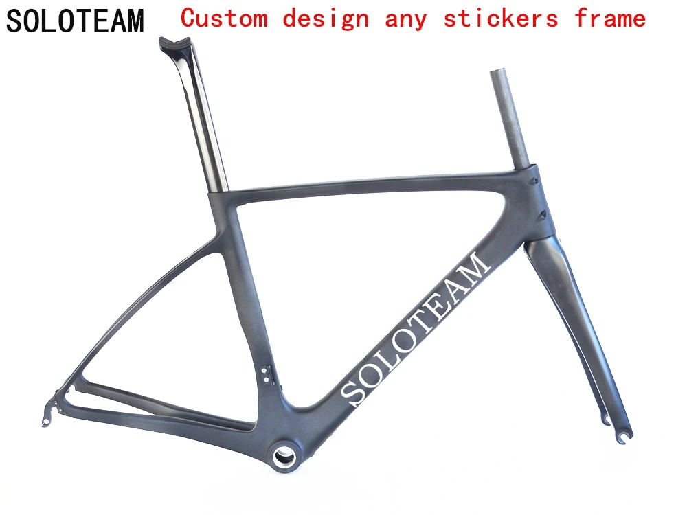 

soloteam carbon frame bicycle Carbon Aero Road Bike Frame road bike carbon frame Road Bike For Sale OEM custom design