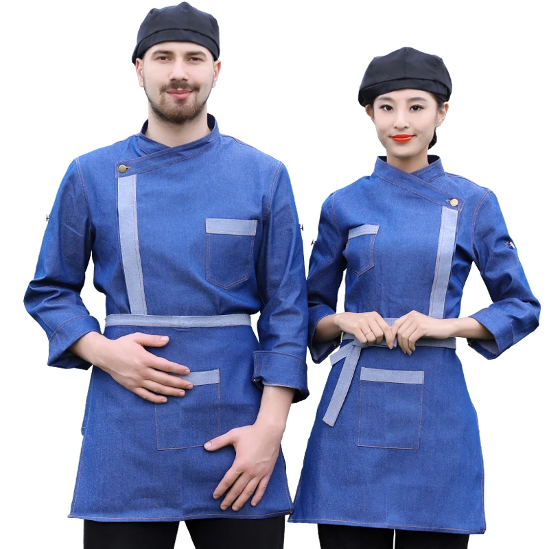 Осенне зимняя одежда для работы в гостиничном стиле мужчин и женщин ресторанная