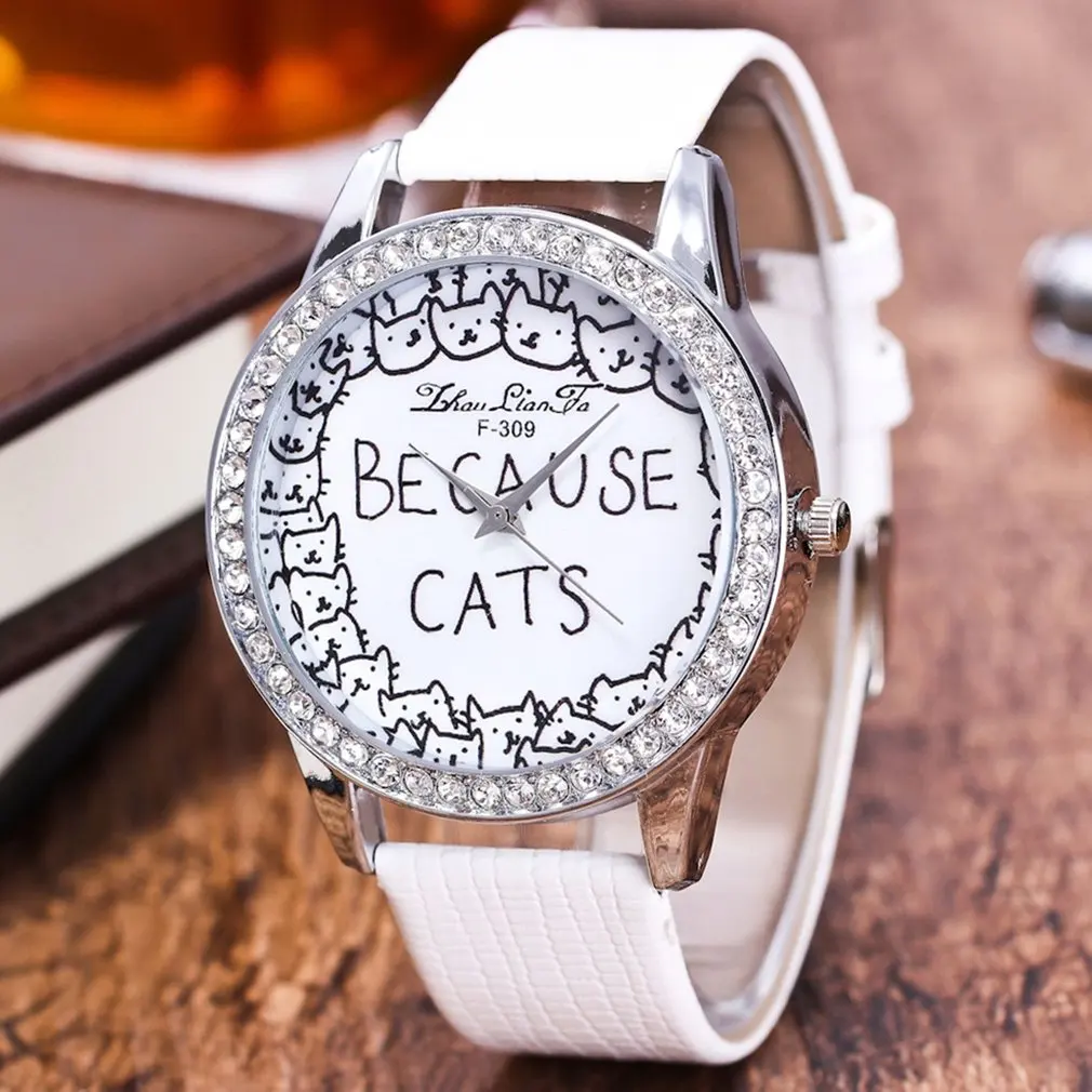 Модные женские кварцевые часы с кожаным ремешком удобные элегантные модные