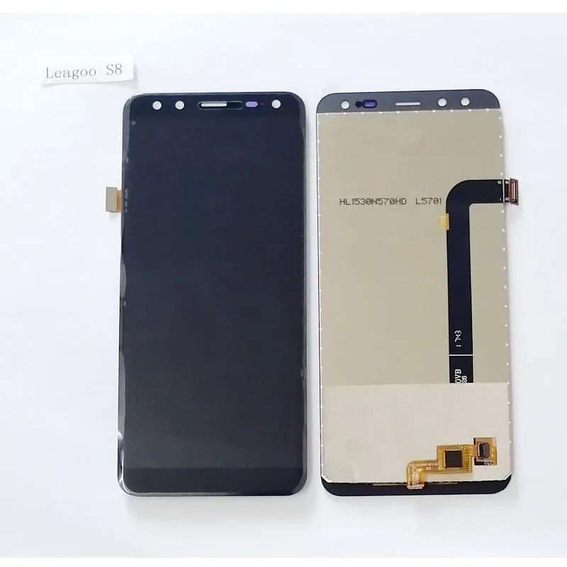 for 100 original leagoo s8 lcd display and touch screen assembly repair part 5 72 inch phone accessories for leagoo s8 stock free global shipping