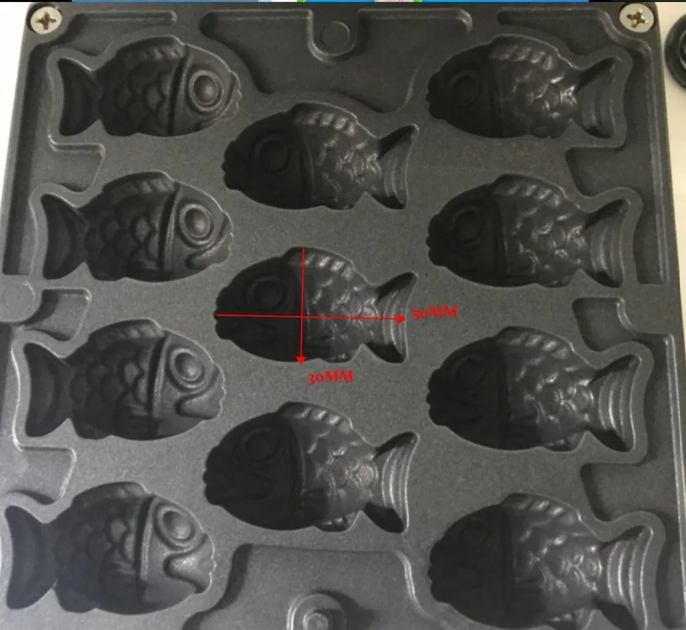 110 v 220 v-240 v электрическая мини машина для изготовления тайяки машина для сэндвичей, пирожных машина легко для сменной формы