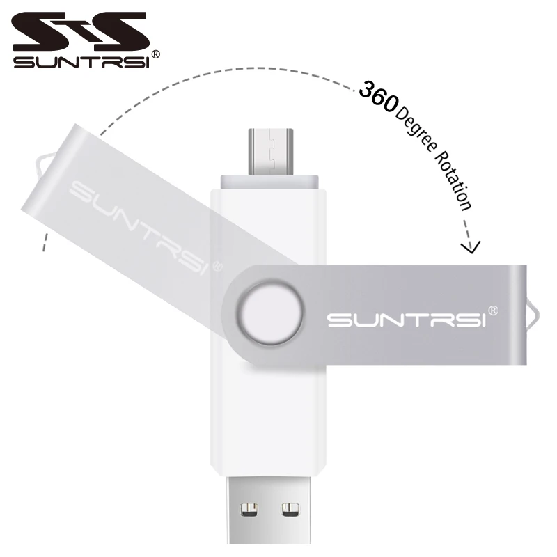 Suntrsi usb 2 0 OTG USB флеш-накопитель для смартфона/планшета/ПК 128 Гб 64 ГБ