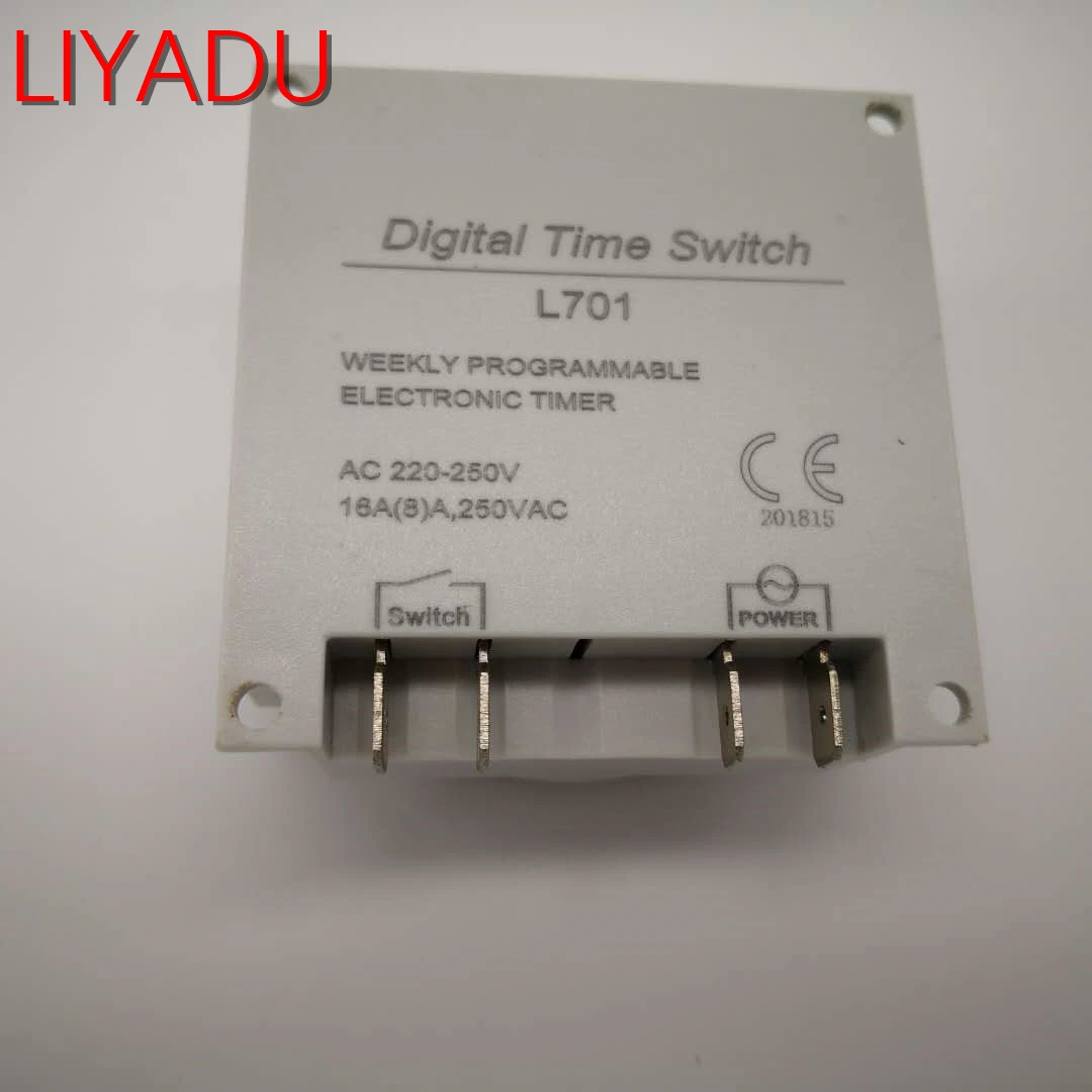 Небольшой таймер цикла L701 микрокомпьютер переключатель времени 12V пассивный переключатель времени 12V 24V 220V 110V
