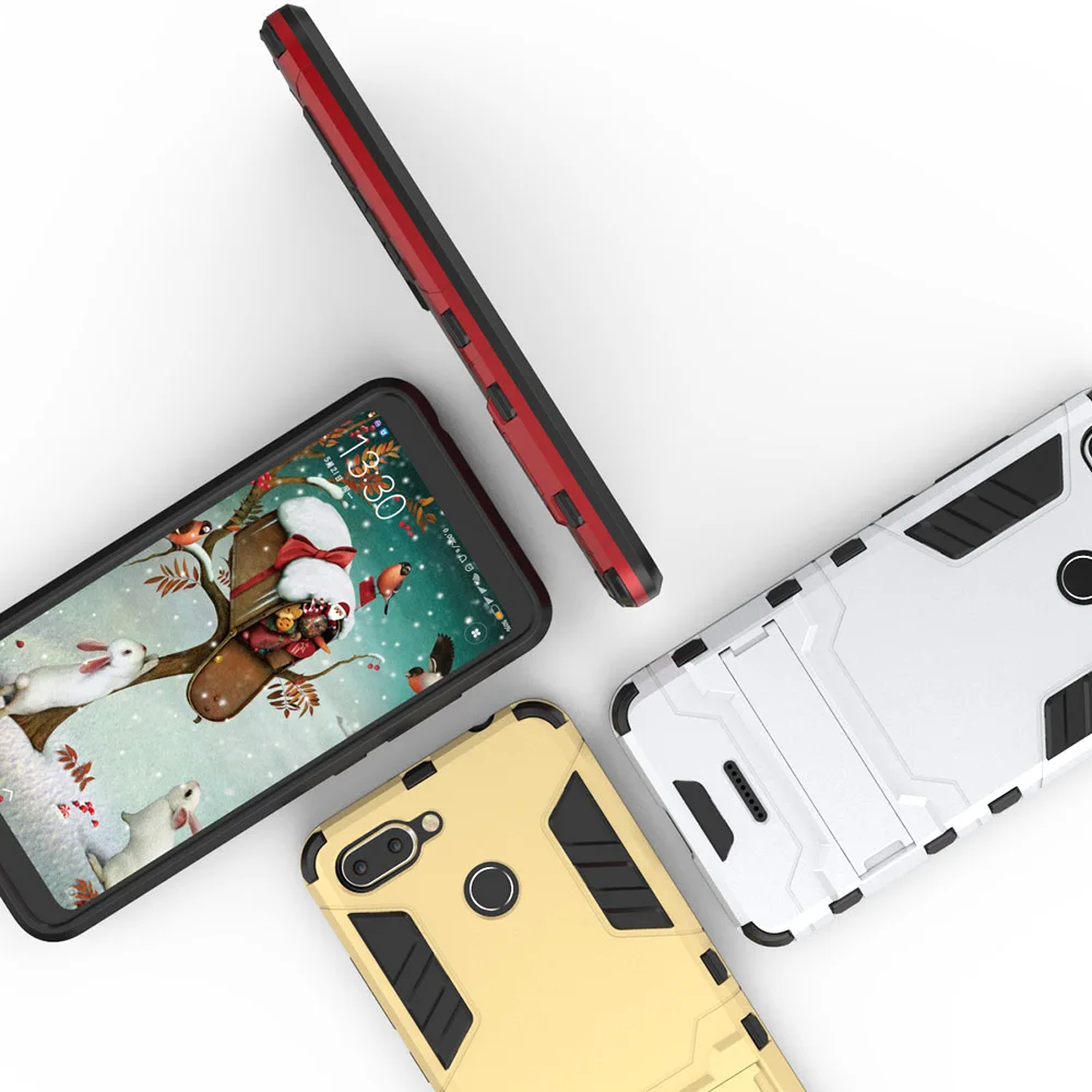 Новая мода Redmi 6 Чехол Броня задняя крышка для Xiaomi глобальная версия Бампер Чехлы