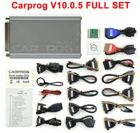 Carprog 10.05 Full Инструмент для ремонта авто CARPROG Полный V10.05/V10.93 программист автомобильный prog V8.21 все программное обеспечение онлайн чип ЭБУ тюнинг - Цвет: Carprog 10.05 Full
