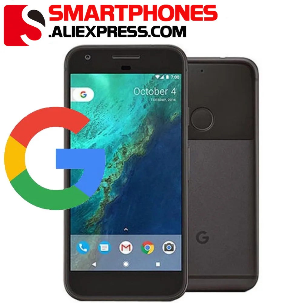 Original Unlocked Google Pixel 4G LTE 5.0 inch Android 7. 1 Quad Core 4GB RAM 32GB/128GB ROM Snapdragon MSM8996 phone