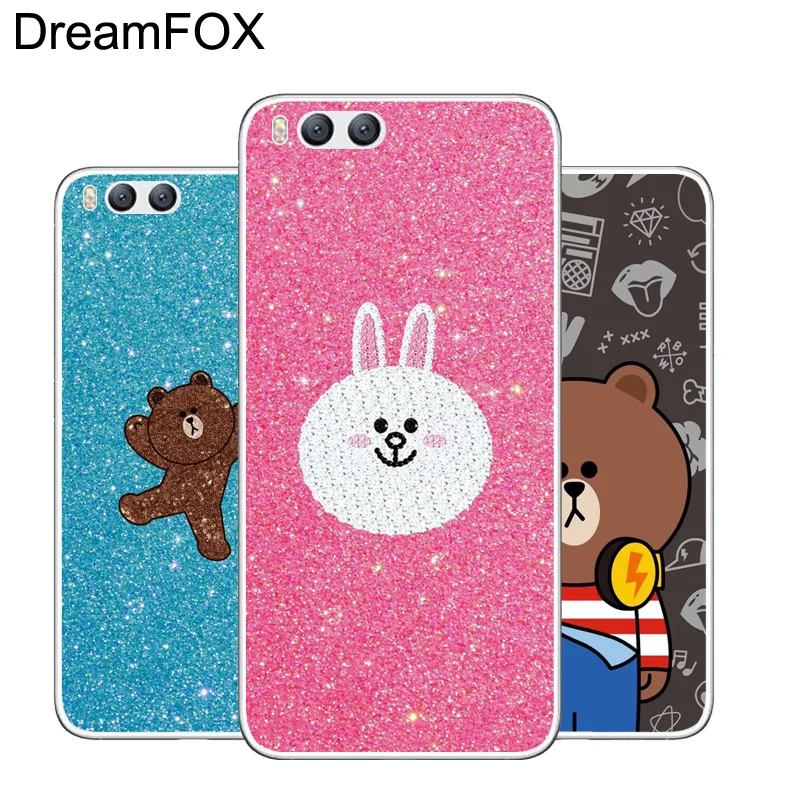 DREAMFOX L515 милый модный Мягкий силиконовый чехол с рисунком из мультфильма TPU