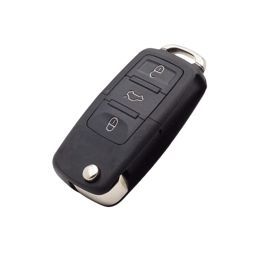 Cocolockey Складной флип-ключ Замена оболочки для vw golf 4 5 passat b5 b6 polo touran для сиденья для автомобиля skoda ключ 2/3 кнопки