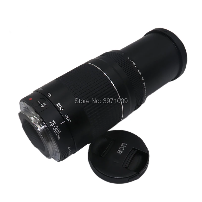 75-300 мм для объектива камеры Canon EF 75-300 мм F/4-5,6 III телефото объективы для Canon 1300D 600D 700D 750D 760D 60D 70D 80D 7D 6D T