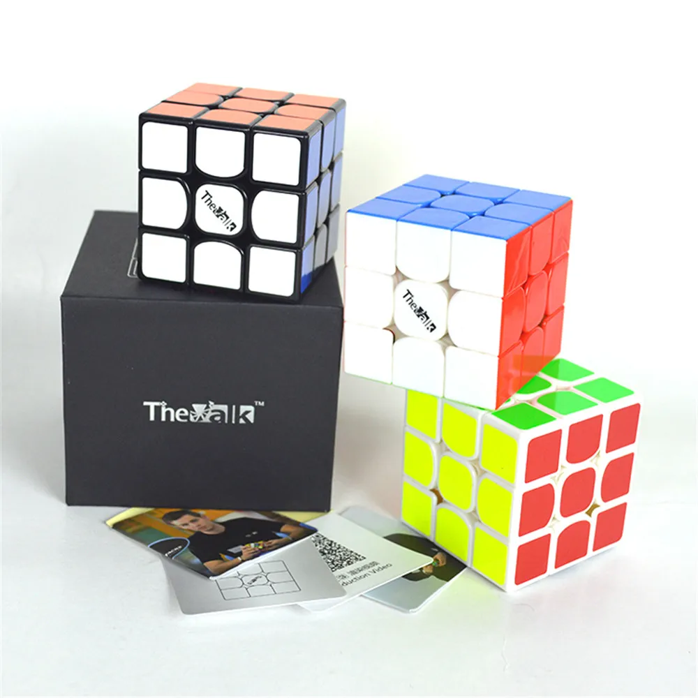 QiYi 3*3*3 Valk3/POWER M Магнитная скоростная головоломка кубик Valk 3 Профессиональные