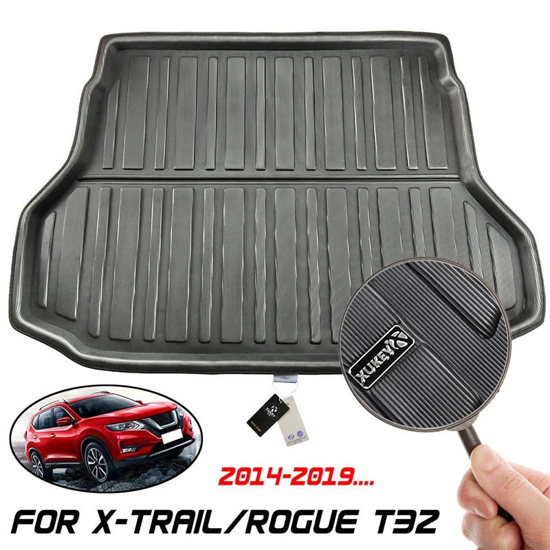 Для Nissan X Trail Rogue XTrail T32 2014 2019 Задняя подкладка для обуви багажник грузовой коврик