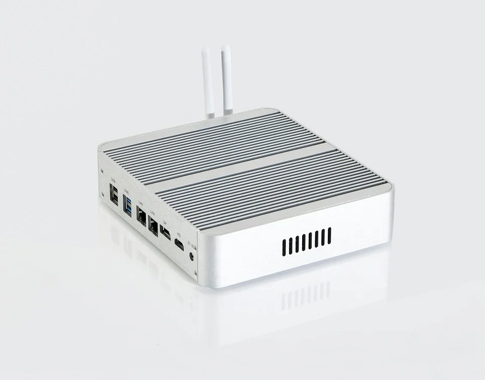Причастником Nuc Kaby Lake Мини ПК без вентилятора Core i5 7260U Win10 Pro 4K HTPC микро компьютер неттоп HDMI VGA