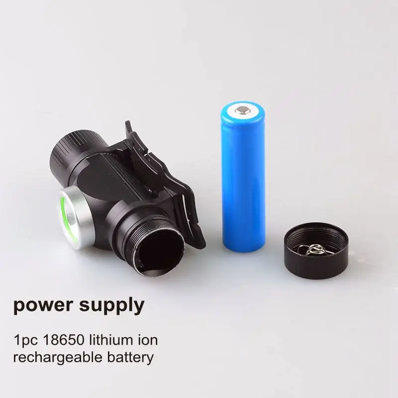 [ ] CREE XM-L2 T6 светодиодный USB Перезаряжаемый налобный фонарь фары 18650 фара для бега, на открытом воздухе