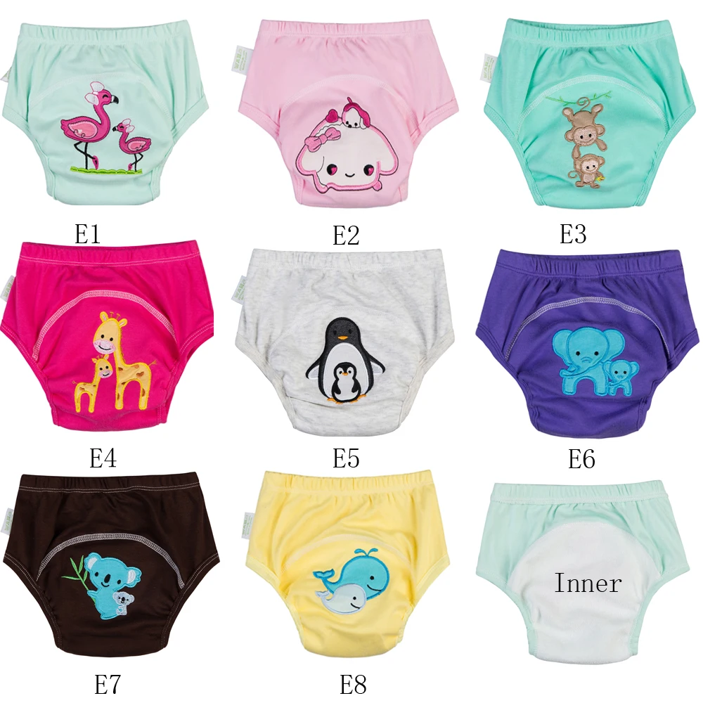 

[Training Pants] 3pcs/Set Baby Potty Trainers 100% Cotton Waterproof Training Pants Todder Trainers Kids Training