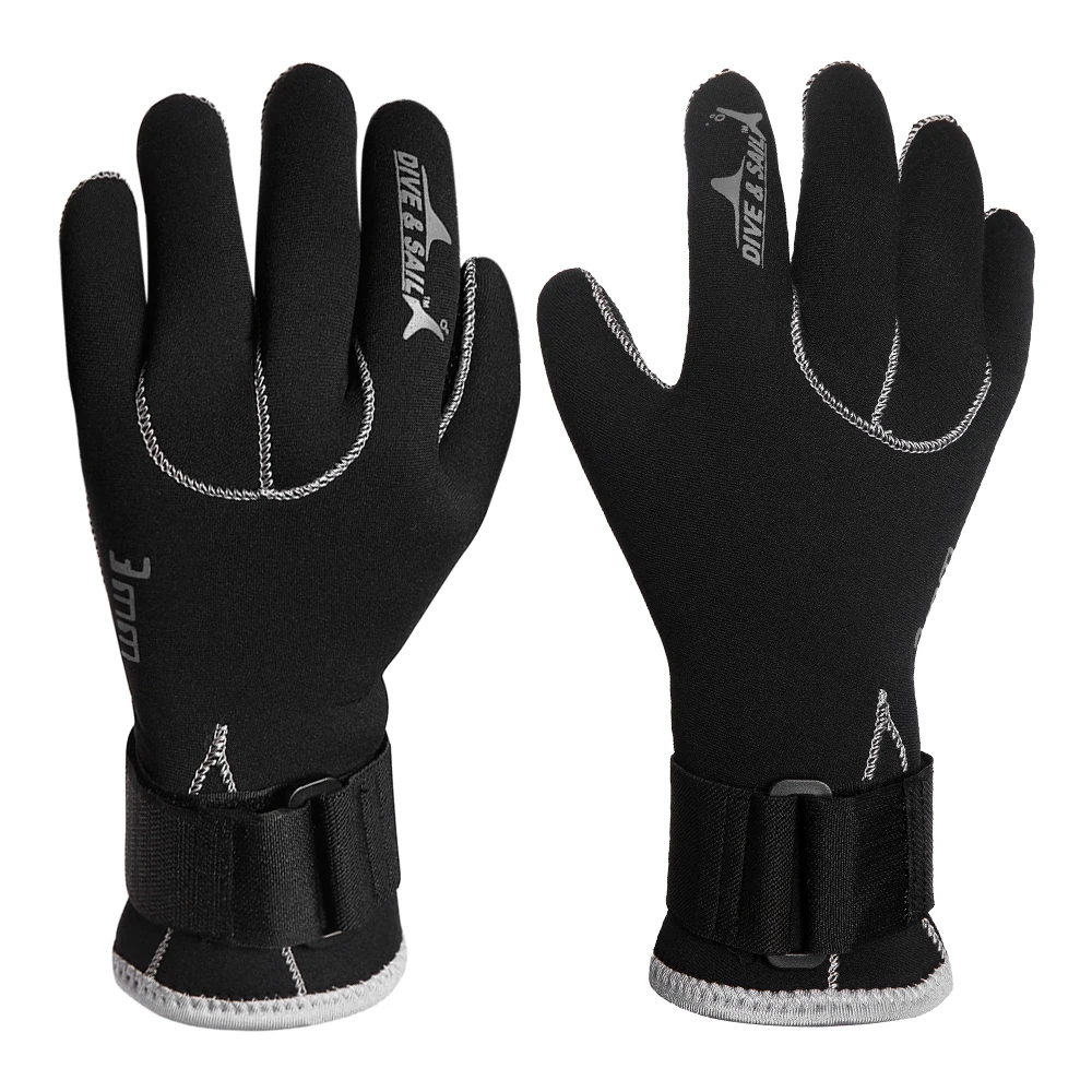 Противоскользящие 3 мм перчатки для дайвинга плавания серфинга виндсерфинга