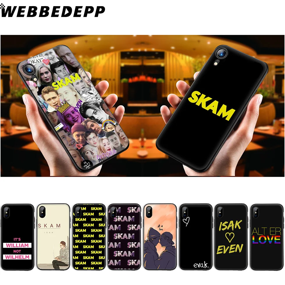 WEBBEDEPP норвежский ТВ скам Мягкий силиконовый чехол для iPhone 11 Pro Xr Xs Max X или 10 8 7 6 6S Plus
