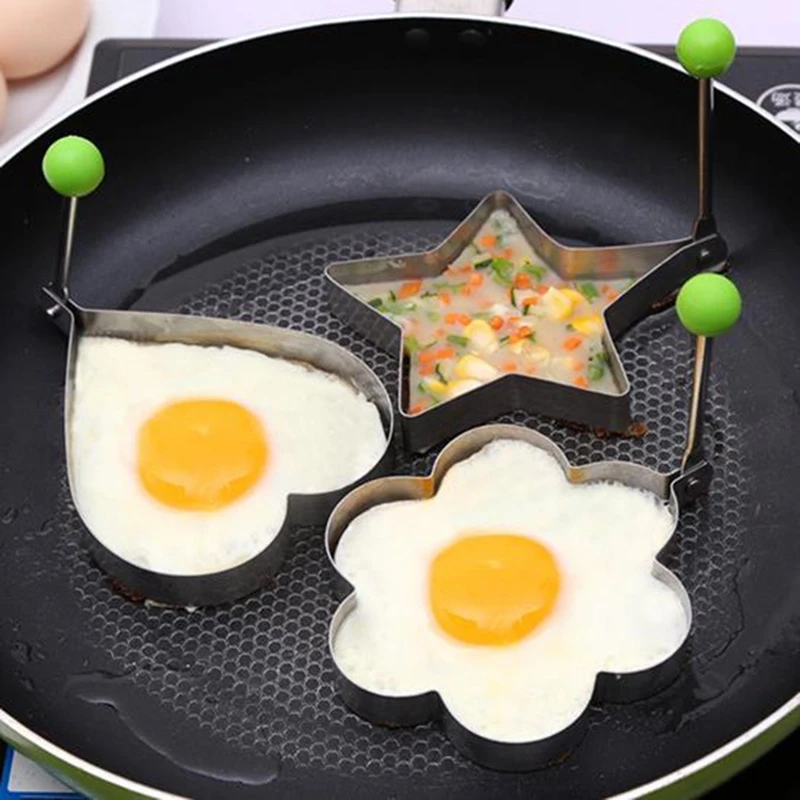 1pc Stainless Steel Fried Egg Shaper Pancake Mould Mold Kitchen Cooking Tools Cooker keukenhulpjes | Дом и сад