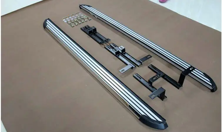 Хромированные черные боковые двери из алюминиевого сплава подножки для Hyundai Tucson