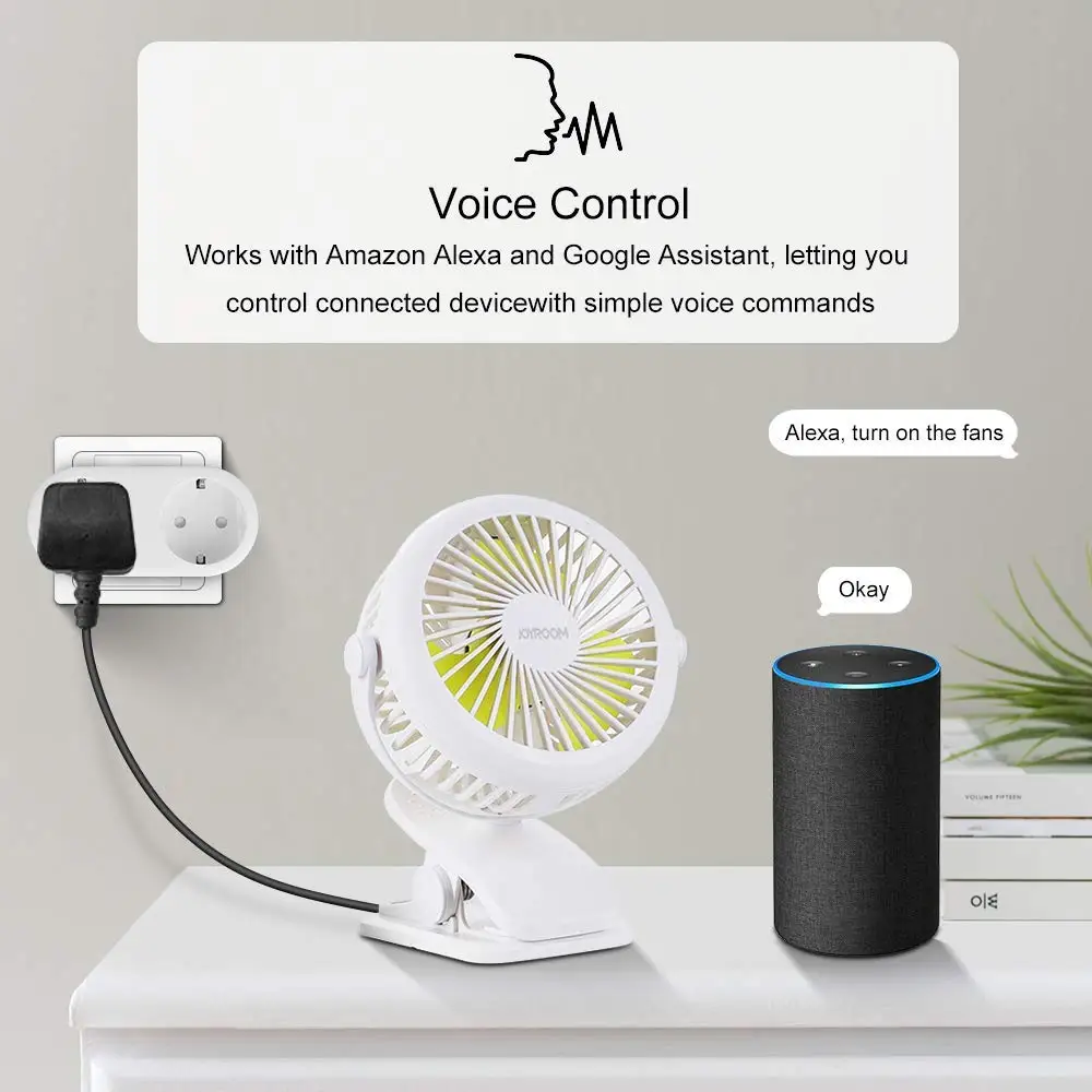 Tuya Smart WiFi разъем адаптера переменного тока 16A дистанционного управления голосом