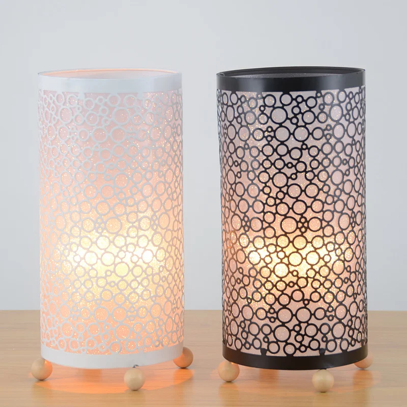 Современные металлические цилиндрические светильники для спальни кровати стола