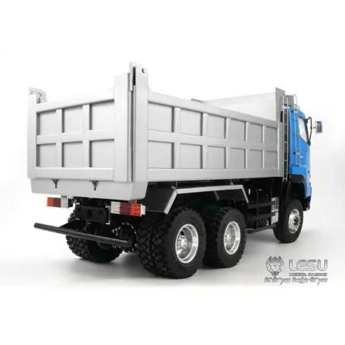 Модель Гидравлического самосвала 1/14 LESU HN 700 DIY Tmy 6x6 модель грузовика мотор ESC радио