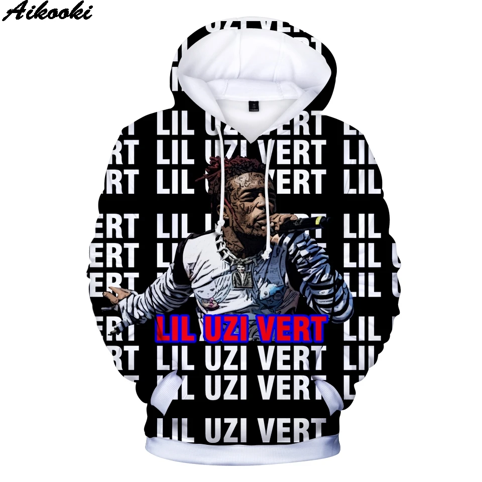 Лидер продаж толстовки Rapper LIL UZI VERT 3D мужские/женские удобная модная одежда в