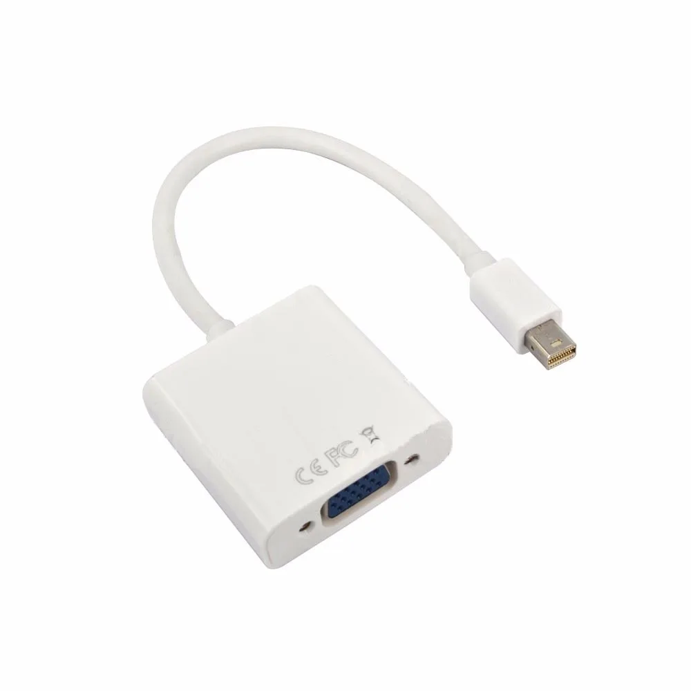 Мини DP к VGA видео адаптер мини дисплей порт Thunderbolt для MacBook Mac Mini Pro|Кабели VGA| |