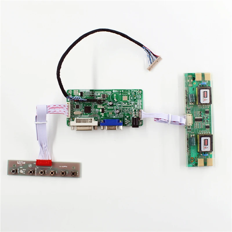 RT2281 плата контроллера ЖК дисплея с поддержкой DVI VGA для 19 дюймовой 1280X1024 панели