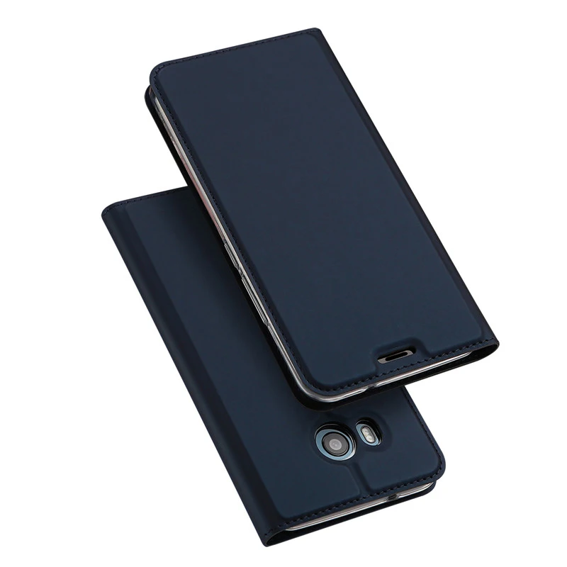 Флип чехол для htc U11 люкс PU кожа Слот карты Стенд Бумажник Корпус U12 плюс жизни