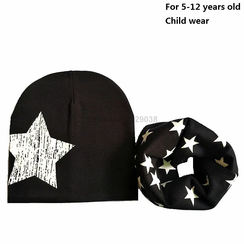 От 4 до 12 лет детская шапка шарф Осень зима вязаная крючком Детская для девочек и