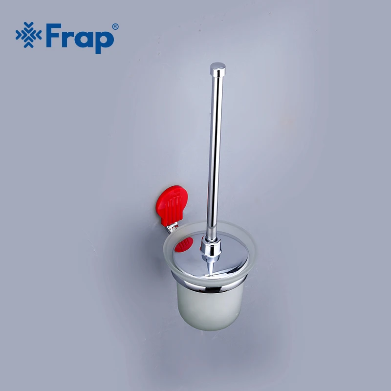 Держатели для туалетных щеток Frap из цинкового сплава настенные стеклянные