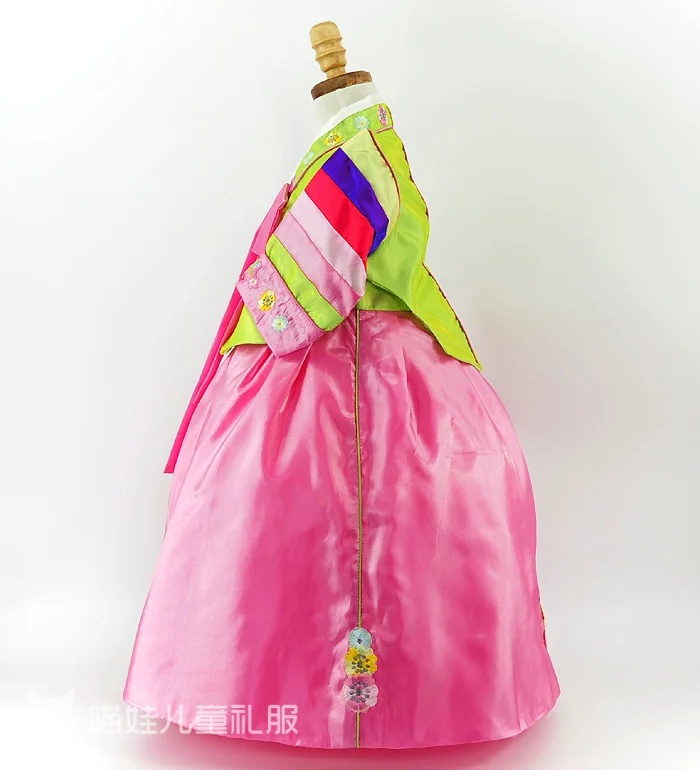 Детское платье на день рождения принцессы ханбок в Корейском стиле национальная