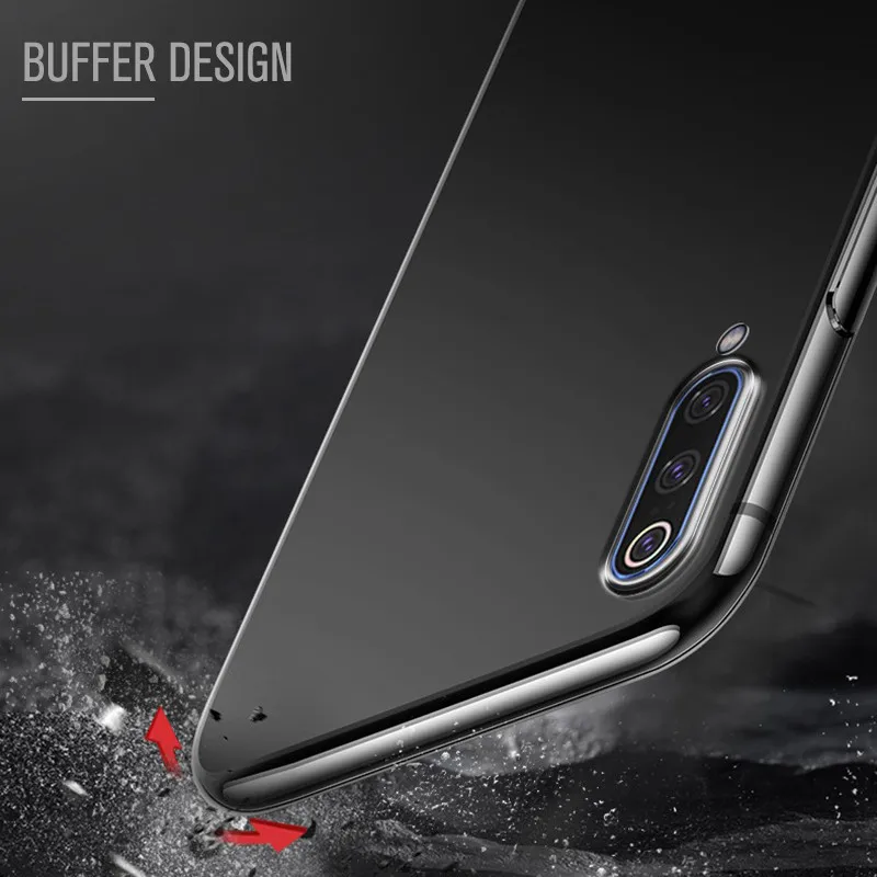 Чехлы для телефонов Xiaomi Mi 9 8 SE Lite Pro ультратонкий прозрачный силиконовый мягкий