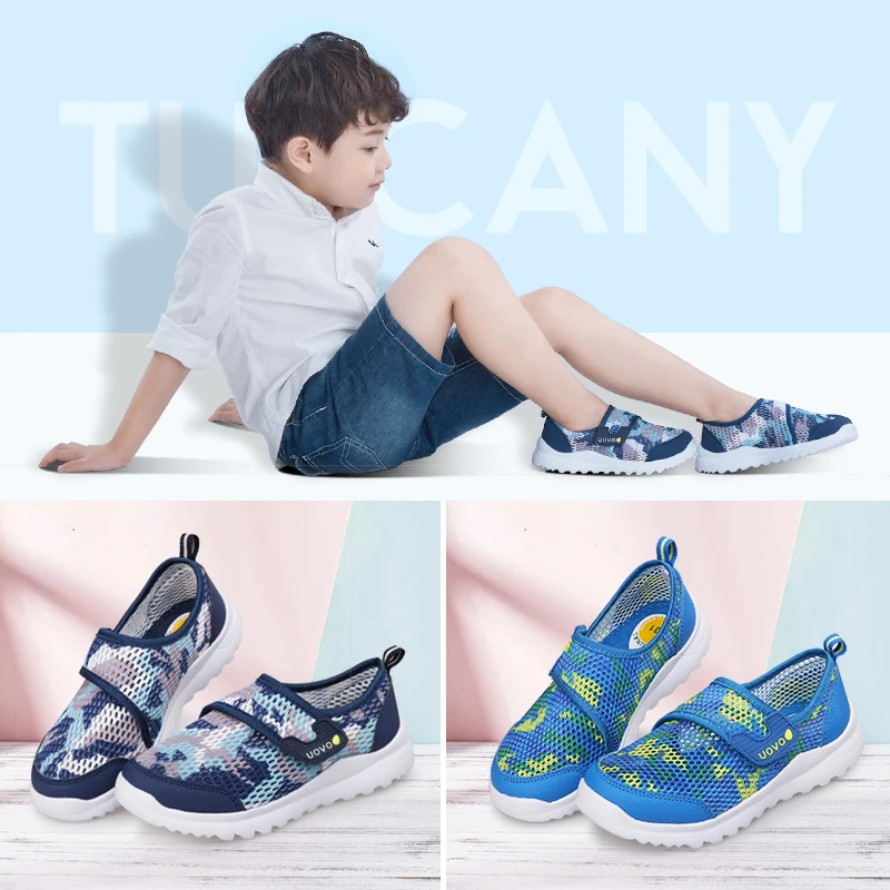 

Kids Shoes For Boys Shoe Boys Sneaker Kids Breathable Mesh Slip-on Sport Shoes UOVO Spring Summer Children Shoes